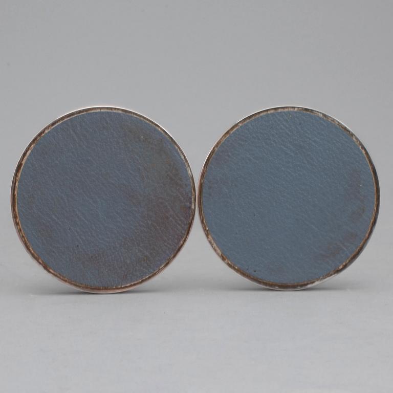 LJUSSTAKAR, ett par, silver, Ceson, Göteborg, 1964.
