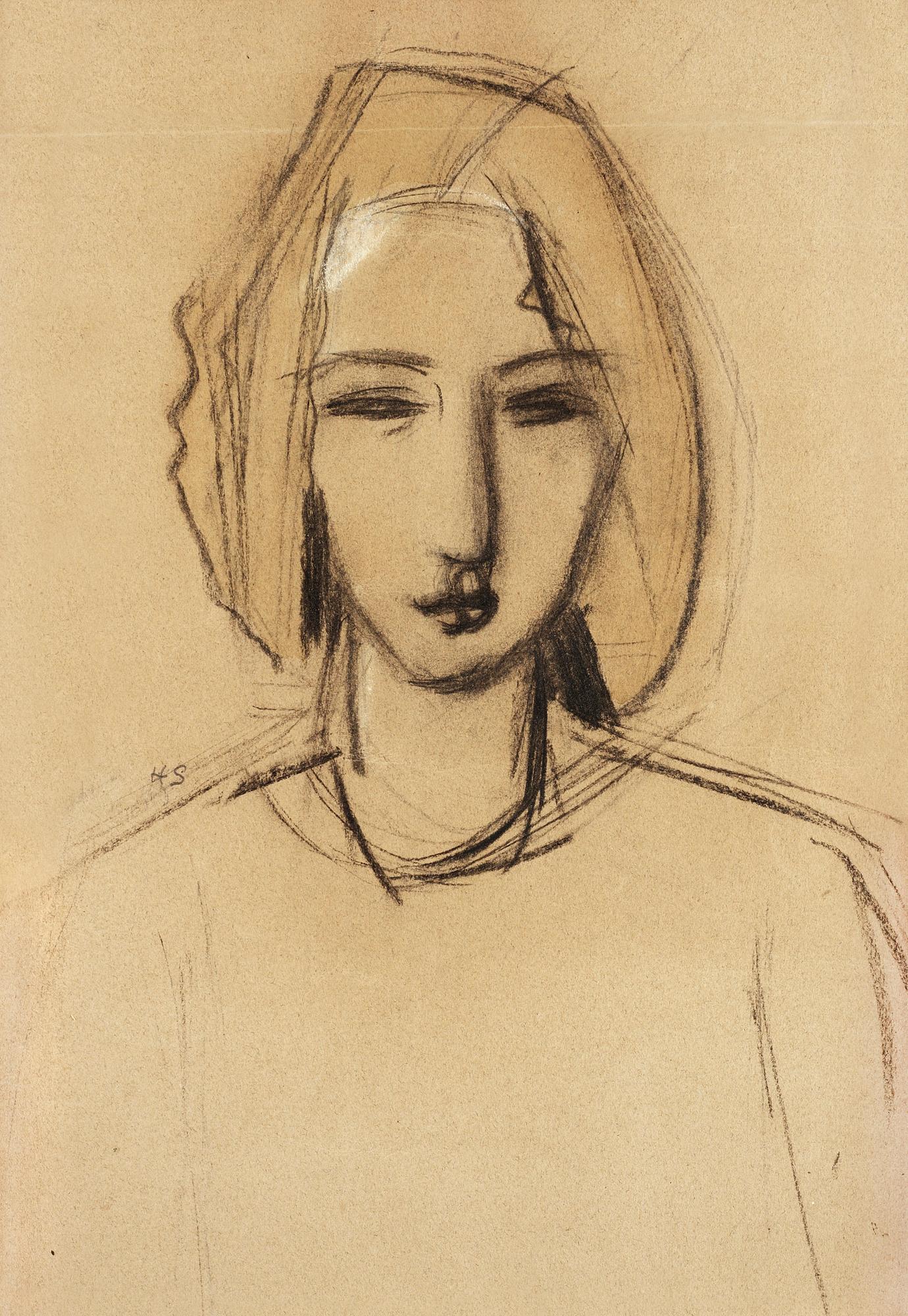 Helene Schjerfbeck, Portrait of a young girl.