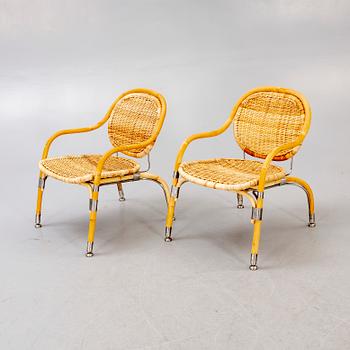 Mats Theselius, fåtöljer, ett par, "Nätön", IKEA PS. 2000-tal.