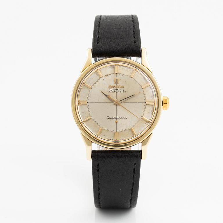 Omega, Constellation, Chronometer, Pie-Pan, armbandsur, 34 mm.