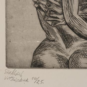 Conrad Felixmüller, "Gelibte frau".