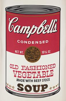 179. Andy Warhol, "Campbell's Soup II Old Fashioned Vegetable".