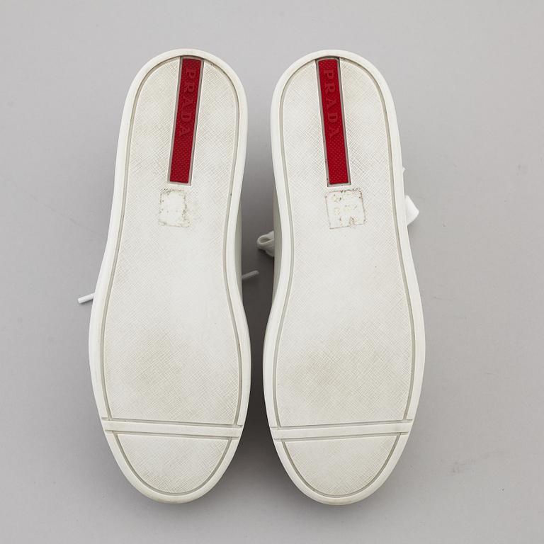 PRADA, sneakers, två par, storlek 35,5.