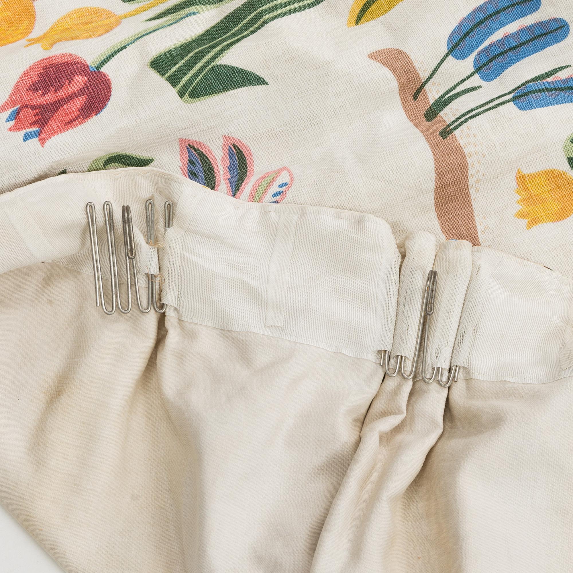 JOSEF FRANK, gardiner, ett par, "Primavera", Svenskt Tenn.