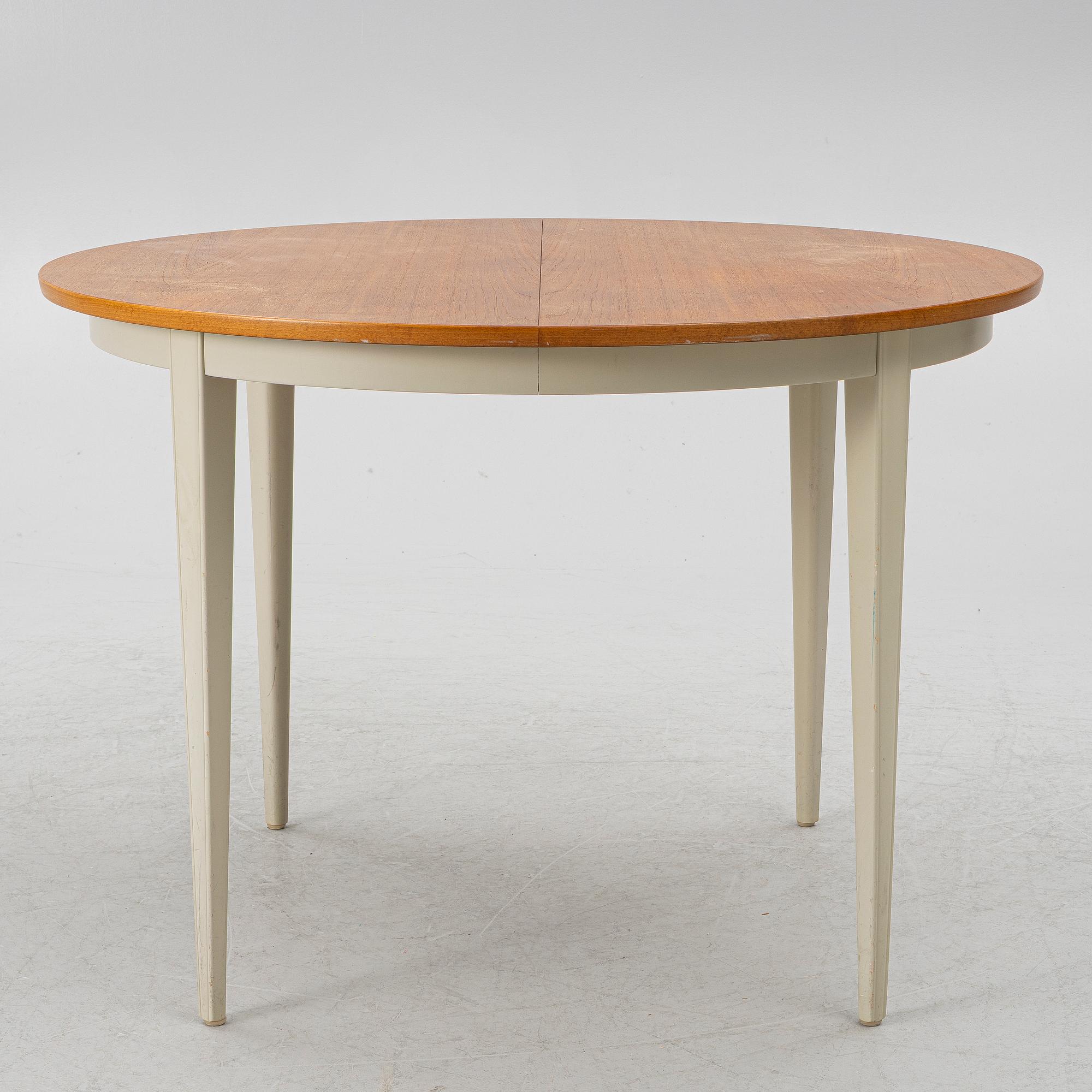 IKEA, A 'Sober' dining table with four chairs, IKEa, sweden, 1960's.