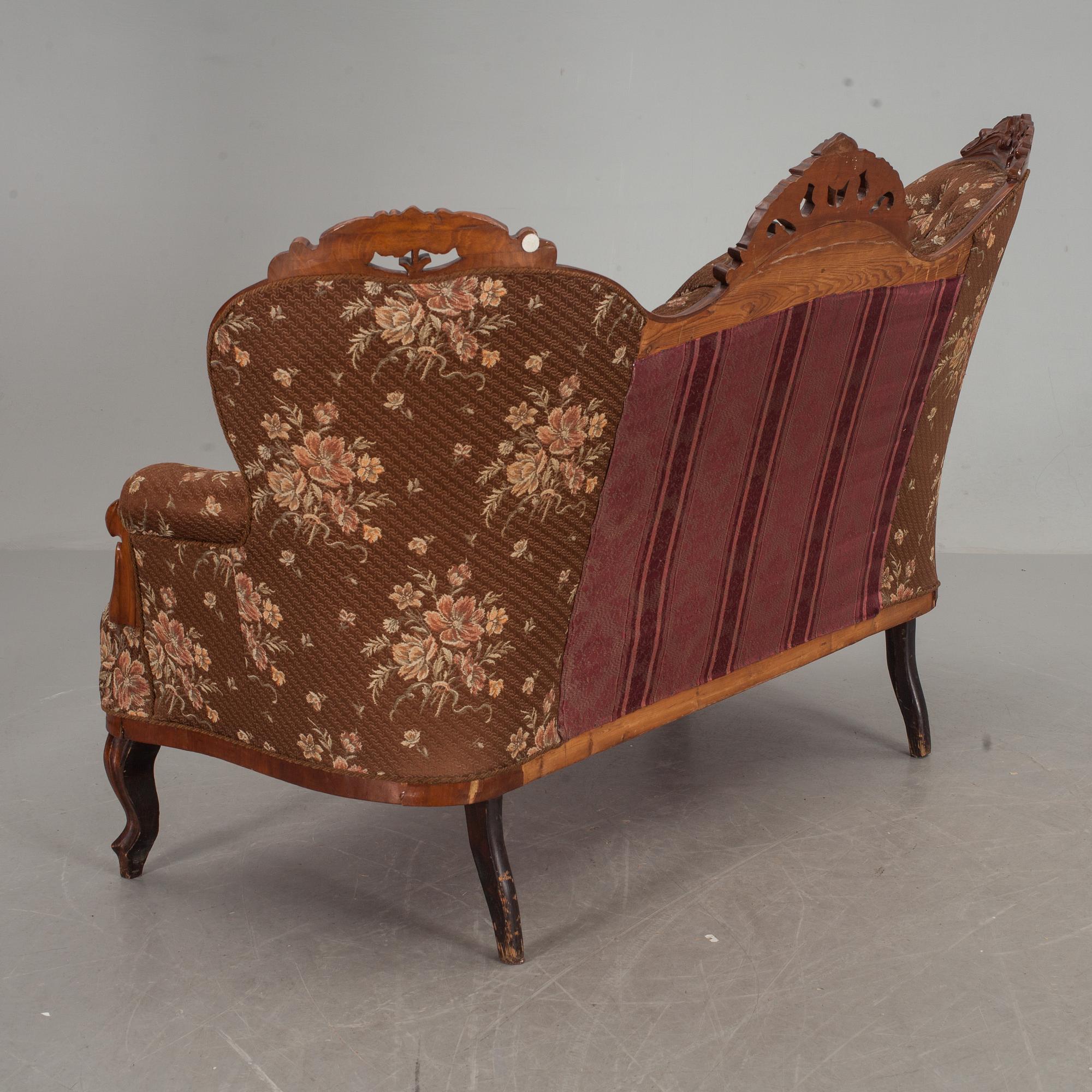 SOFFA, nyrokoko, 1800-talets andra hälft.