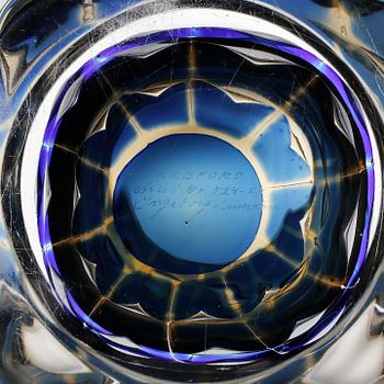 SKÅL, glas, ariel, Ingeborg Lundin, Orrefors.