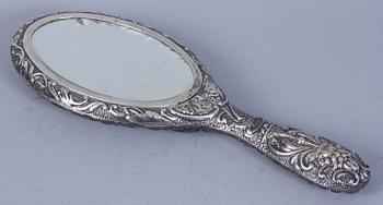 HANDSPEGEL, silver, 1900-tal.