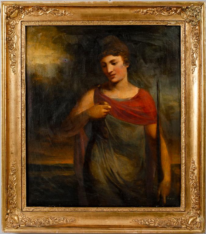 OKÄND KONSTNÄR, olja på duk, 1800-tal.