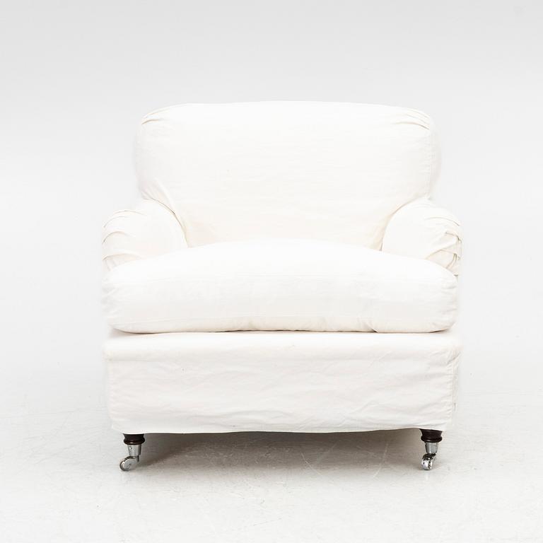 A Howard model armchair, contemporary.