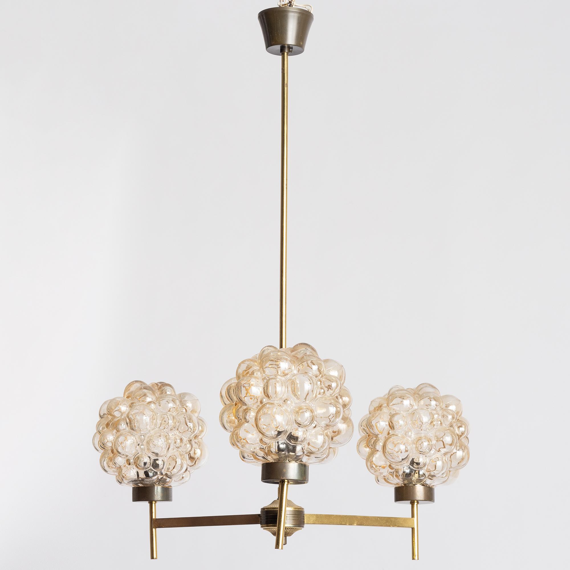 A ceiling lamp, mid-20th Century.