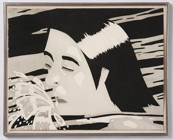 Alex Katz, "The swimmer".