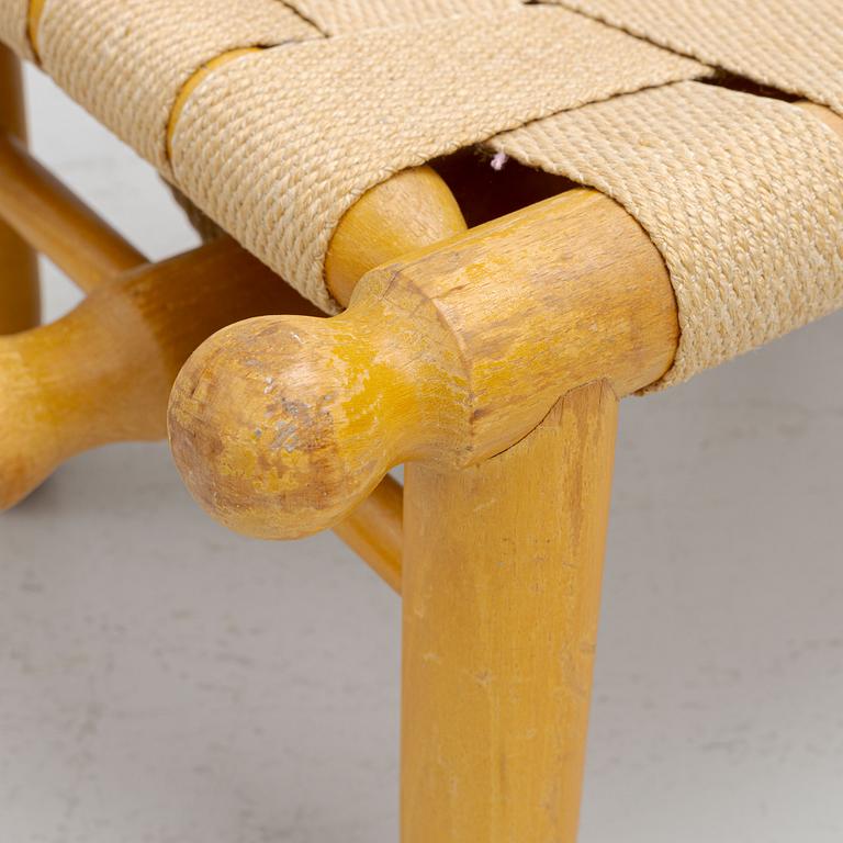 Erik Höglund, stool, "Grisen" (The Pig), Kopparfly, 1960s, provenance Sven Lundh.