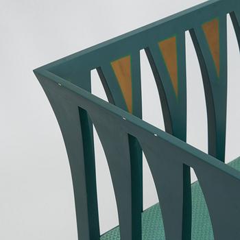 Eliel Saarinen, a “Blue Suite” sofa, Adelta, Finland. Model designed 1929 for Saarinen House, Cranbrook.