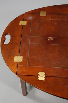 SOFFBORD, s k buttlers tray, 1900-talets andra hälft.