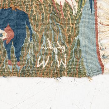 Ramses Wissa Wassef, Vävnad, gobelängteknik, Harania, Egypten, ca 64 x 42 cm.