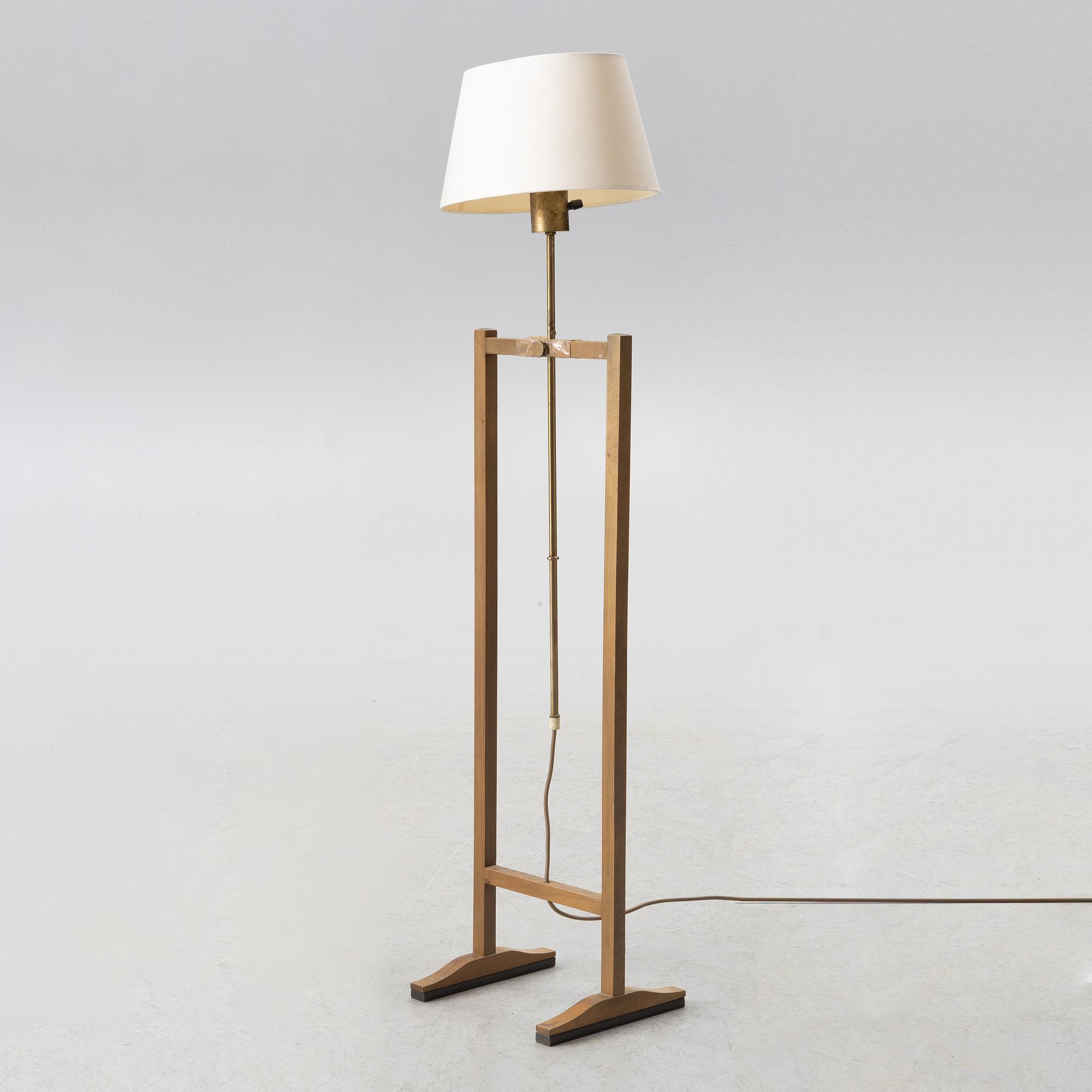 Josef Frank, a floor lamp, model 2548, "Kryckan/The Crutch", Svenskt Tenn.