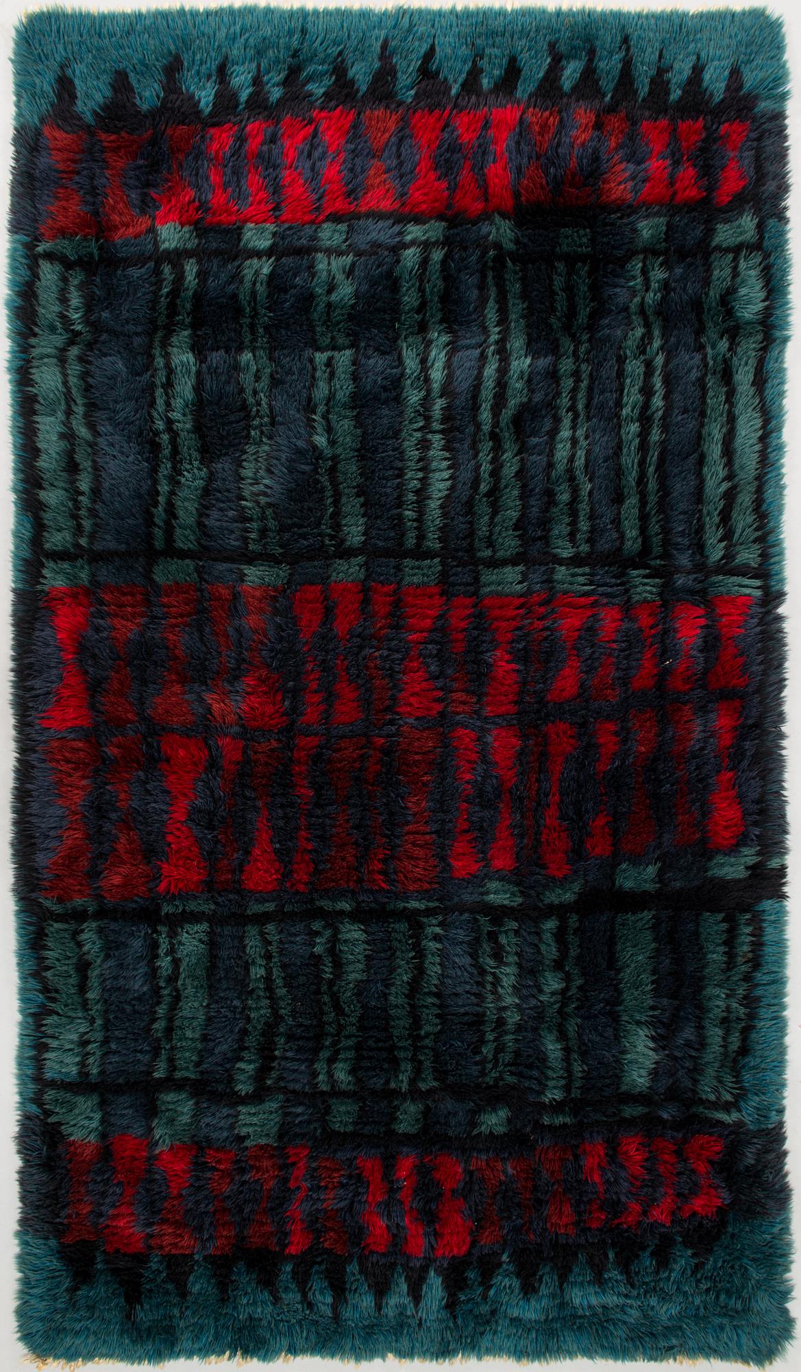 Ryijy/ Ryijymatto. Noin 200x115 cm.