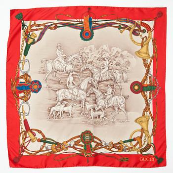 718. GUCCI, a silk scarf.