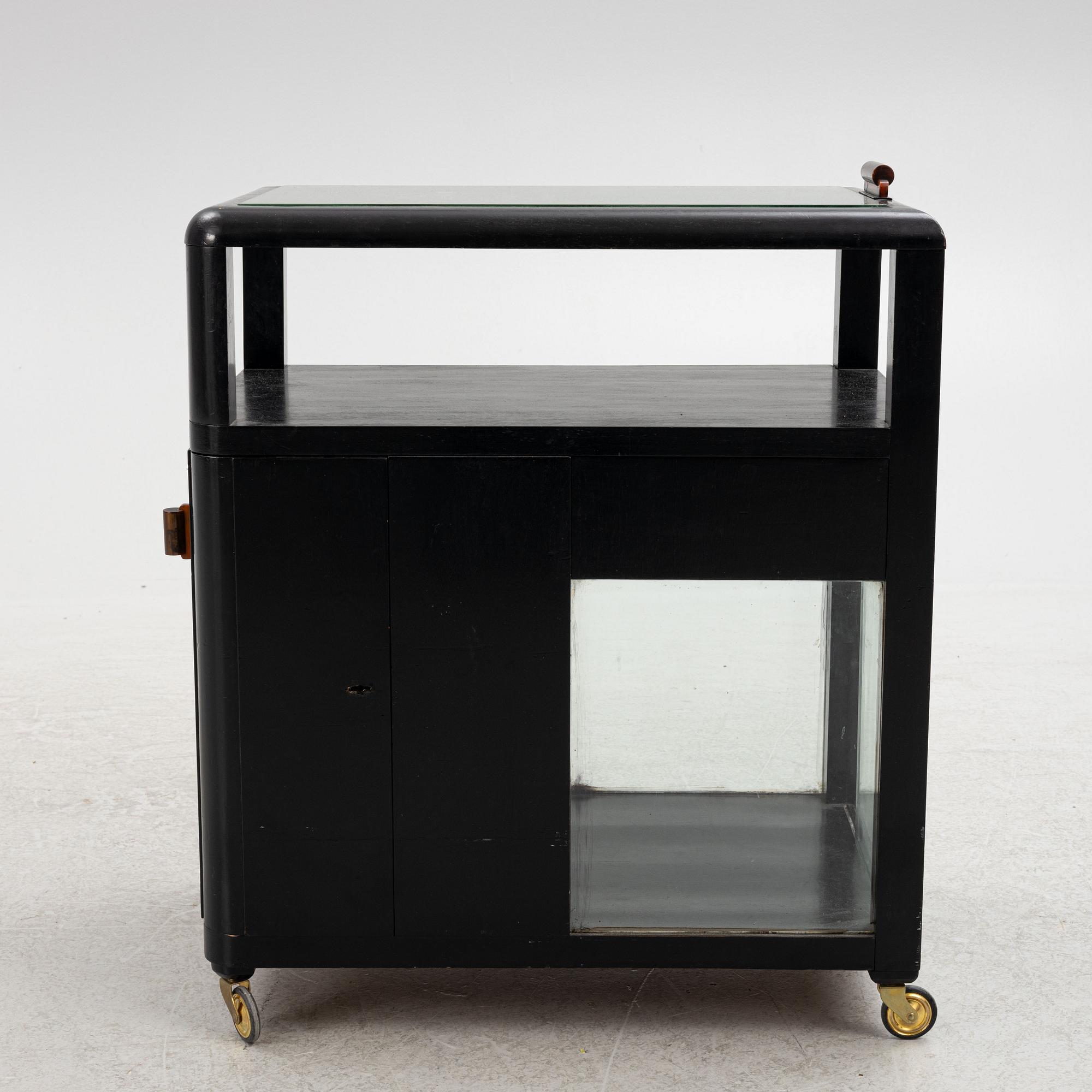 A Swedish Art Deco bar cabinet, 1930's.
