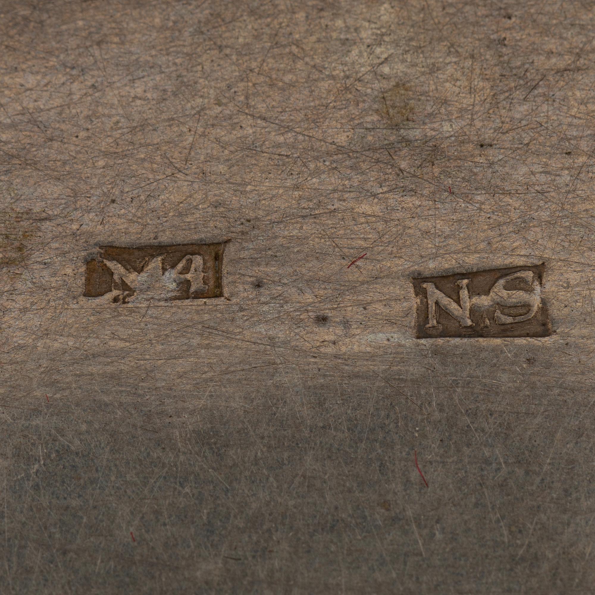 Dosa, guld, samt dosor, 4 st, silver. 1800-1900-tal.