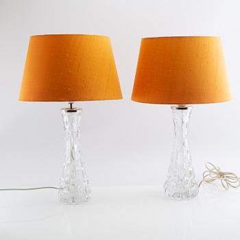Carl Fagerlund, Table lamps, a pair, late 20th century.