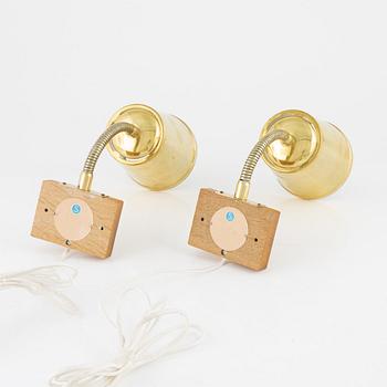 Vägglampor, Bröderna Johansson Autometall, Skellefteå, 1900-talets mitt.