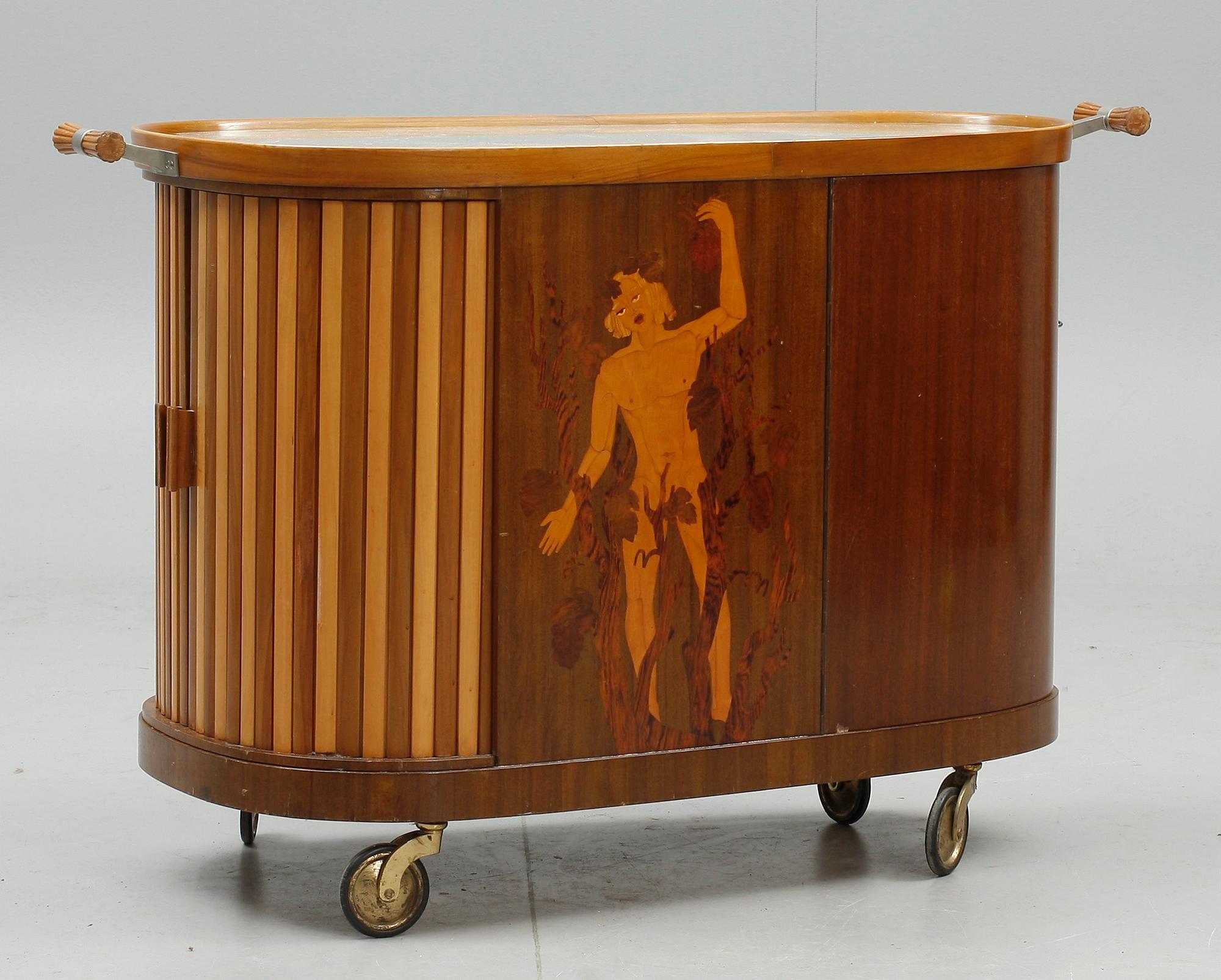 SERVERINGSVAGN, Mjölby Intarsia, 1900-talets första hälft.