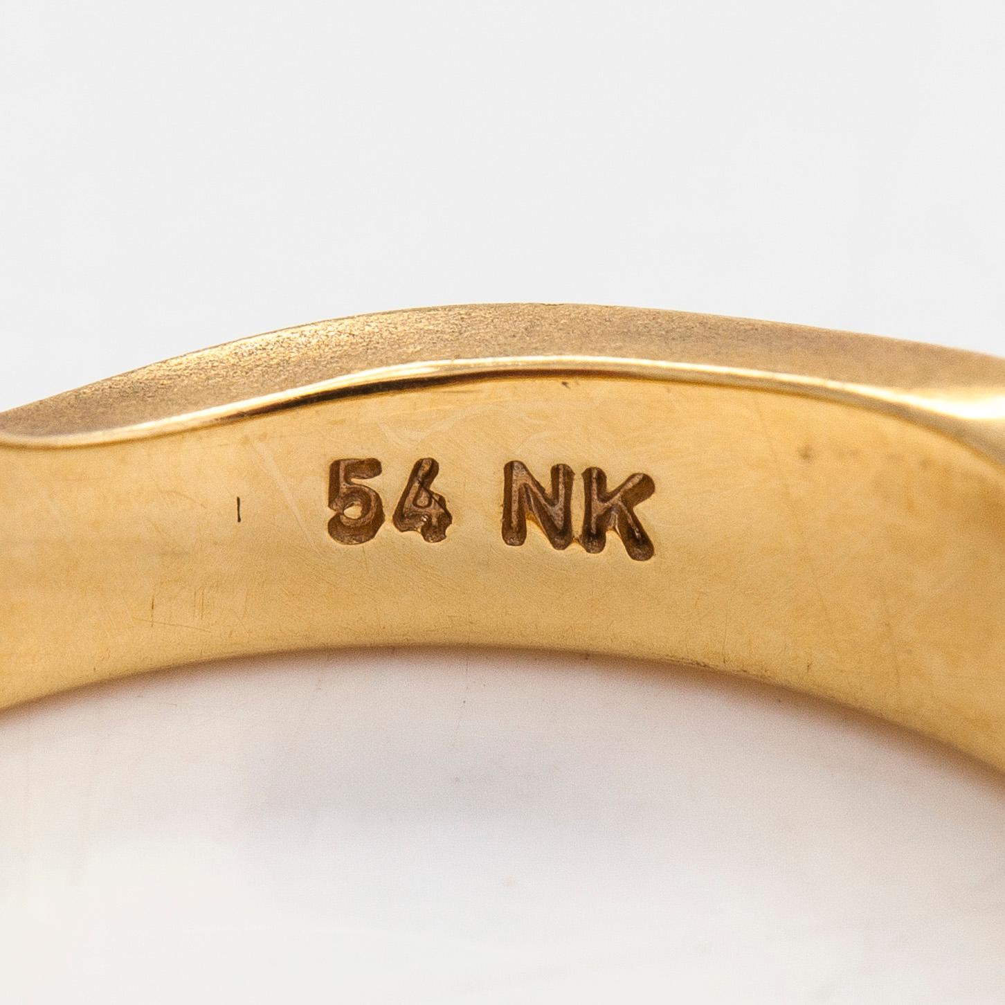 Georg Jensen, ring, "Fusion", 3 st, 18K trefärgat guld, Nina Koppel.