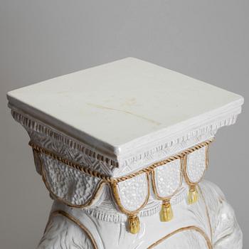 A pedestal, Italy, second half of the 20th century.