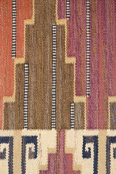 Märta Måås-Fjetterström, a carpet, "Bruna heden", flat weave, ca 222 x 129,5 cm, signed AB MMF.