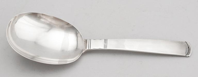 MINNESSKED, silver, Jacob Ängman, GAB, 1976, större modell. Vikt 102 g.