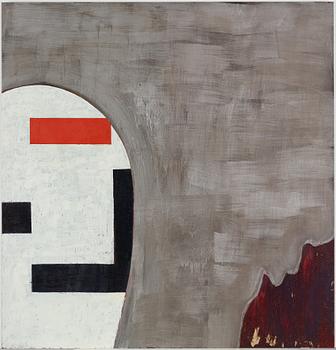 Fredrik Wretman, polyptyk 4 delar, olja på plåt, signerade och daterade -86 a tergo.