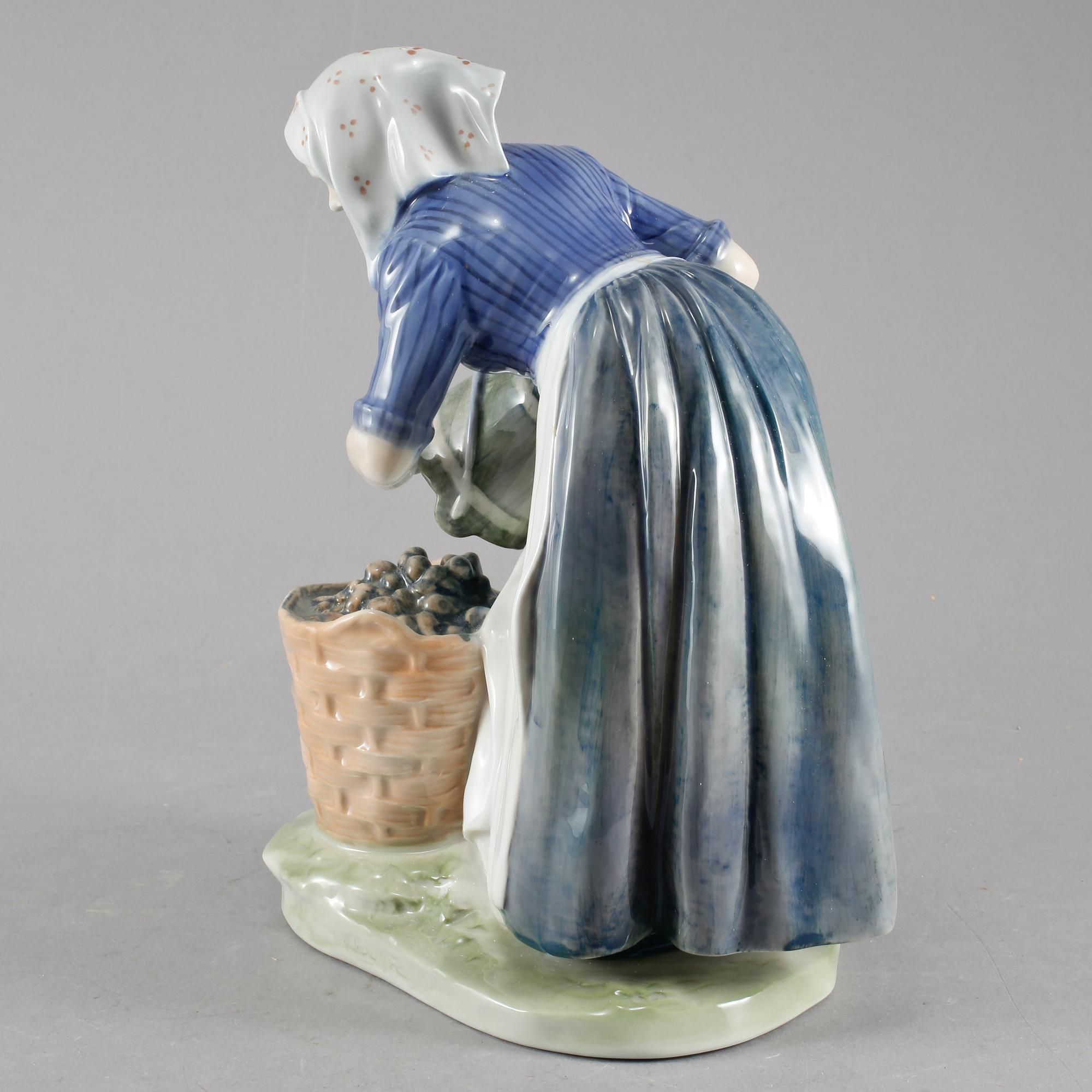 FIGURIN, porslin, Royal Copenhagen, omkring 1900-talets mitt.