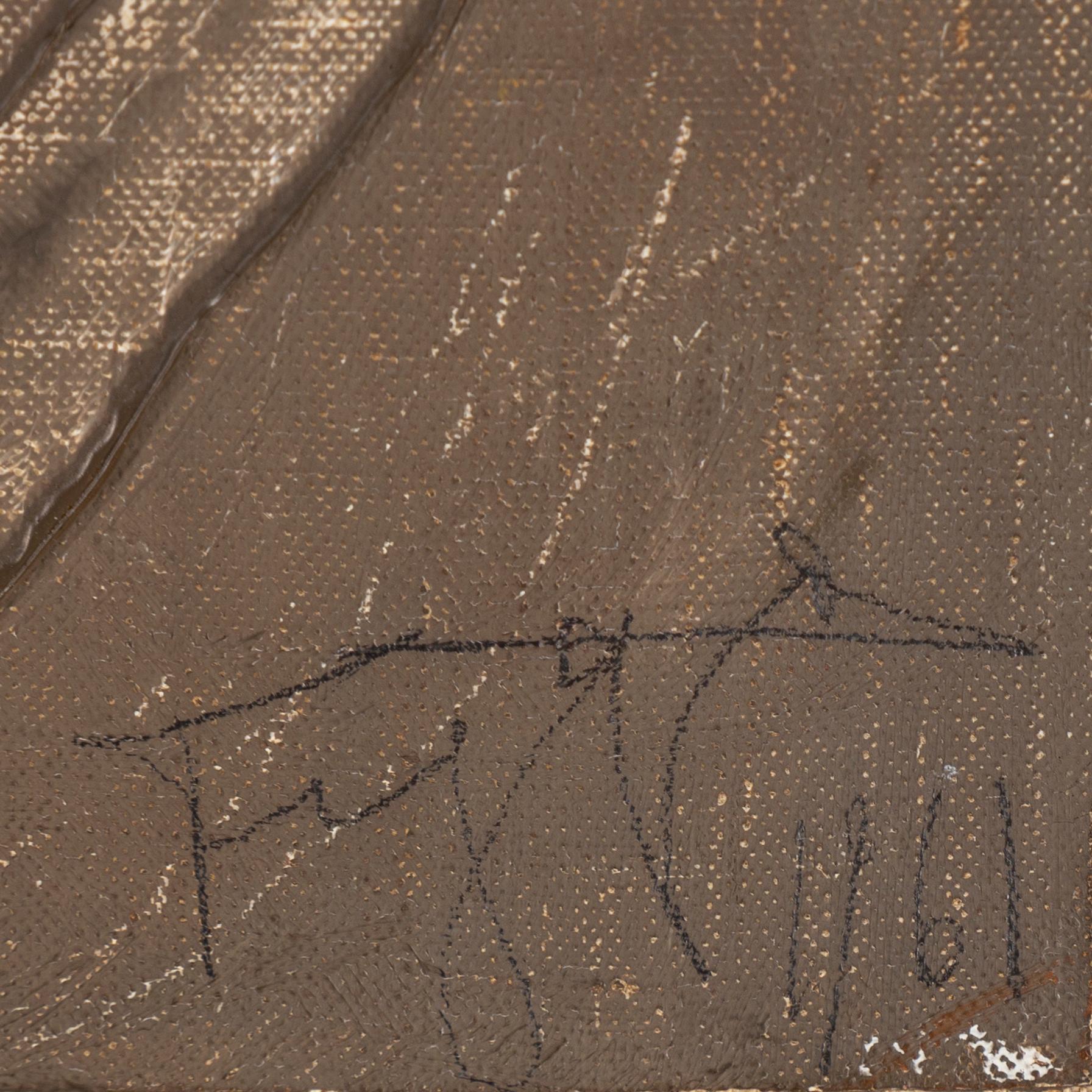 EDDIE FIGGE, oil on canvas, signed and dated 1961.