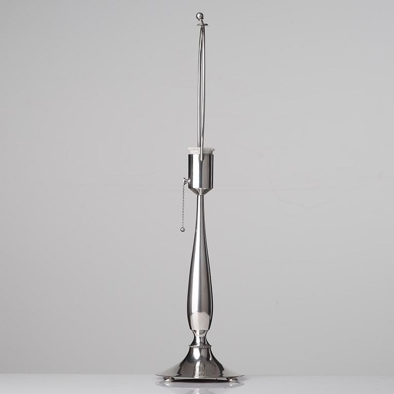 Wiwen Nilsson, a silver table lamp, Lund 1926.