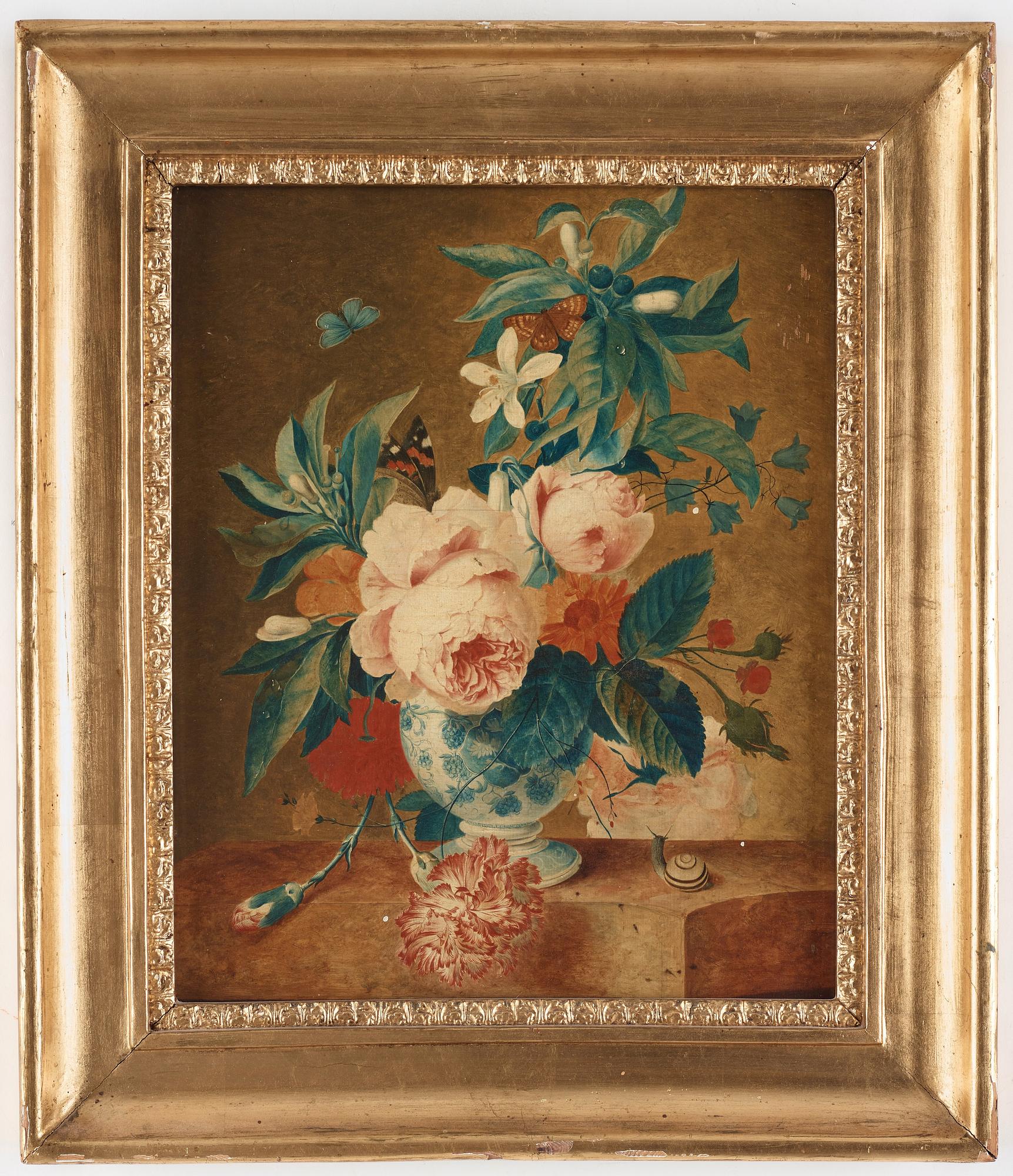 Francina Margaretha van Huysum Hennes krets, Blomsterstilleben (2).