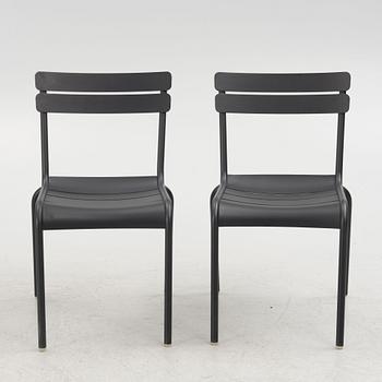 Frédéric Sofia, table and chairs, 6 pcs, "Luxembourg", Fermob.