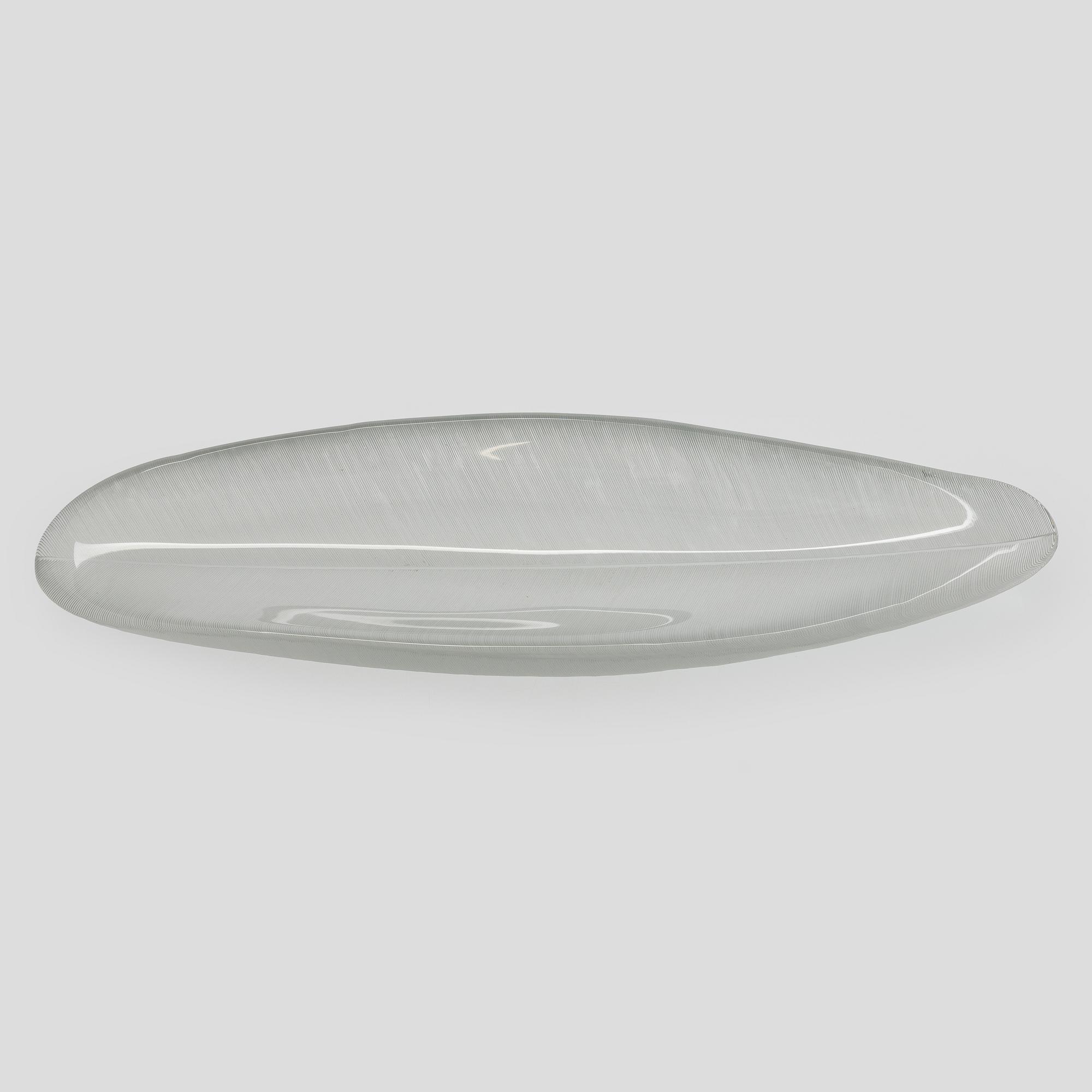 Tapio Wirkkala, konstföremål "Fjäder" 3869, signerad Tapio Wirkkala Iittala -55.