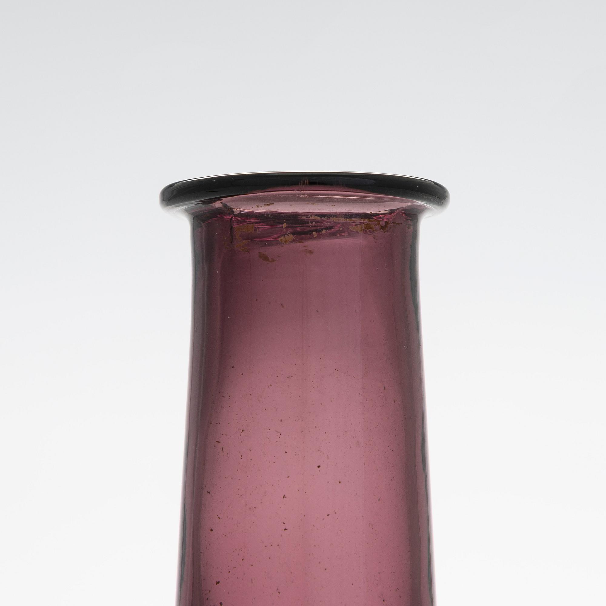 Tapio Wirkkala, karahvi, tilaustyö, signeerattu Tapio Wirkkala. Iittala/Kultakeskus, 1960-luku.