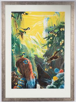 Ernst Billgren,  "Stad vid vatten" – Ur portföljen "Vid vägens slut".