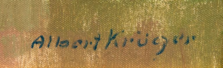 Albert Krüger, "Höstlandskap".