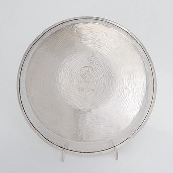 Tapio Wirkkala, a silver bowl model TW 289, Kultakeskus, Hämeenlinna 1974.