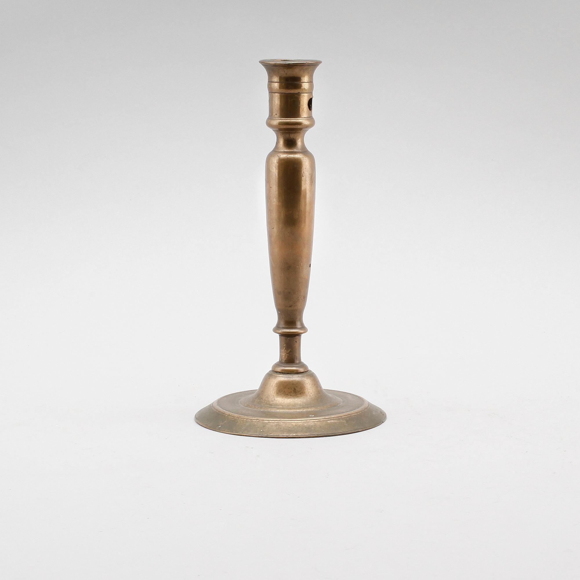 LJUSSTAKE, mässing, 1500-tal.