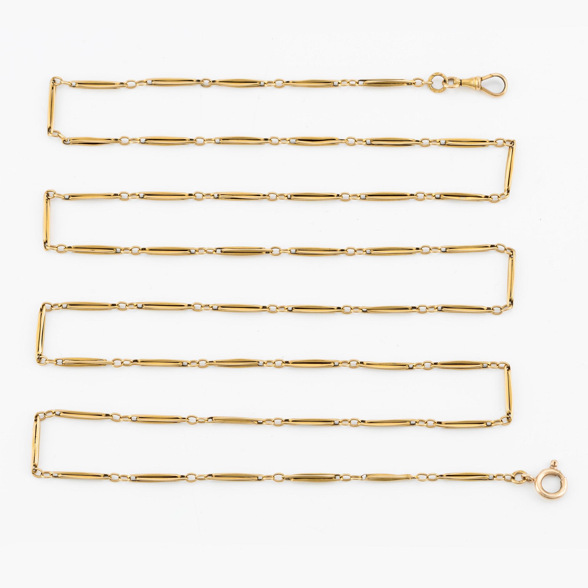 Kedja/Collier, 18K guld.