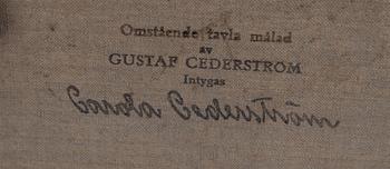 Gustaf Cederström, Karolin, studie.