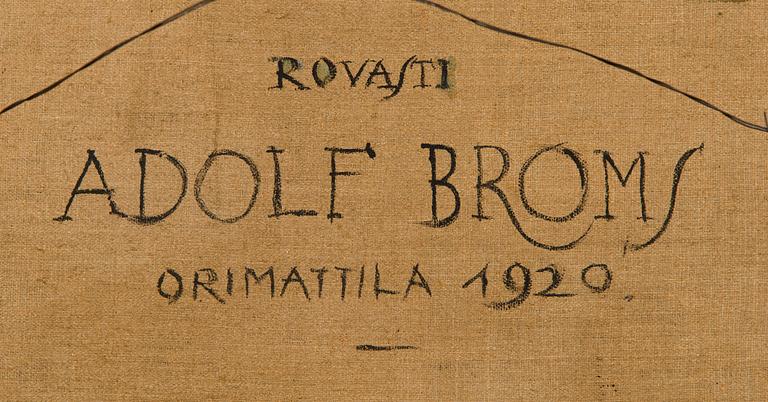 Oskari Paatela, Rovastin muotokuva (Adolf Broms).