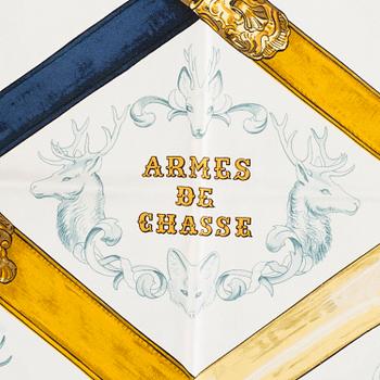 SCARF, Hermès, "Armes de Chasse", issued 1970.