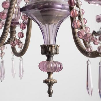Chandelier, first half of the 20th century.