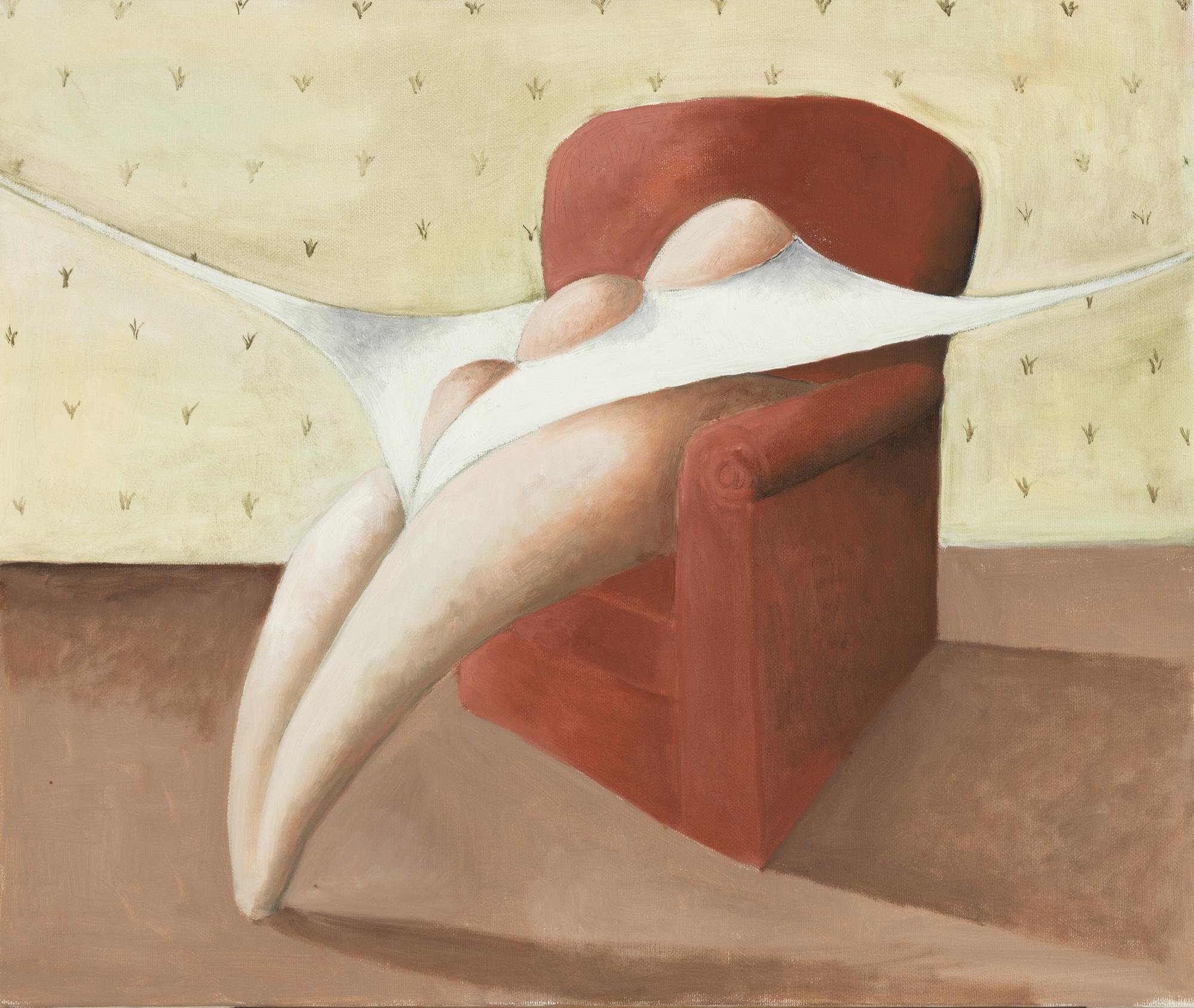 Margareta Renberg, oil on canvas, signed verso.